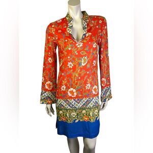 NWT Tory Burch Stephanie Dress L/S Tunic V-Neck Style# 37717 Size 2